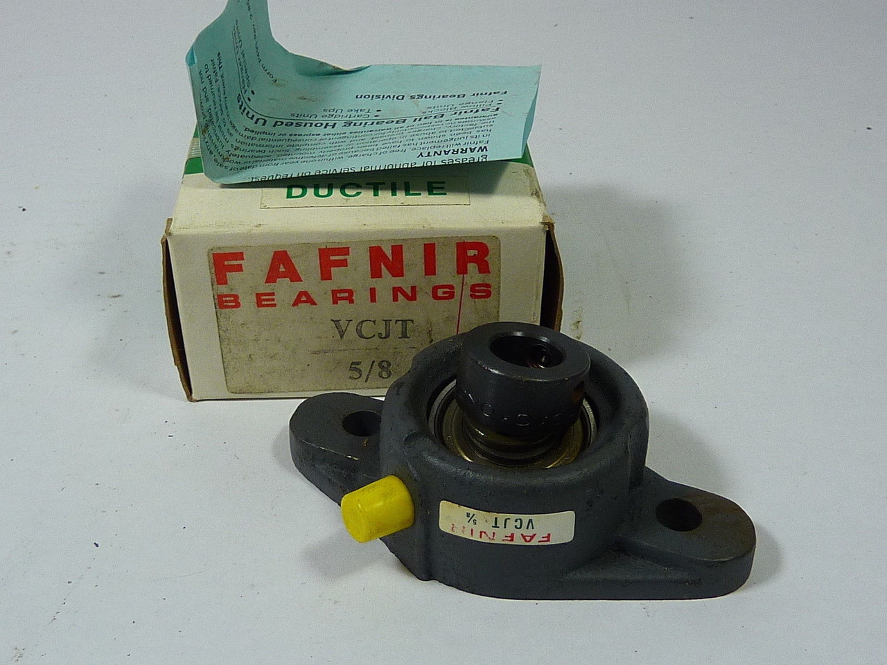 Fafnir VCJT 5/8 Cast Iron Ball Bearing ! NEW !