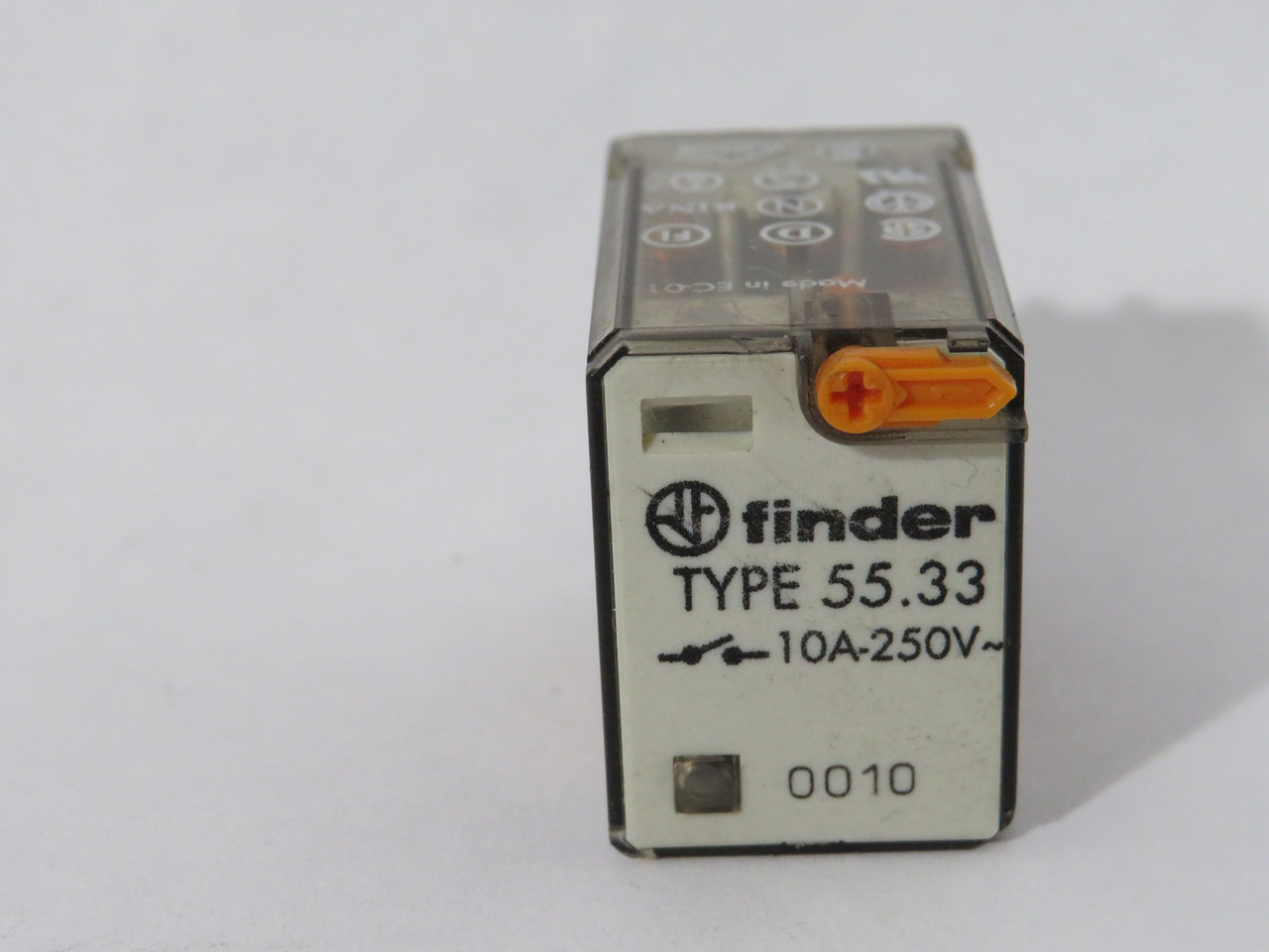 Finder 55.33.8.110.0010 General Relay 110VAC 10A@250VAC 11-Blade USED