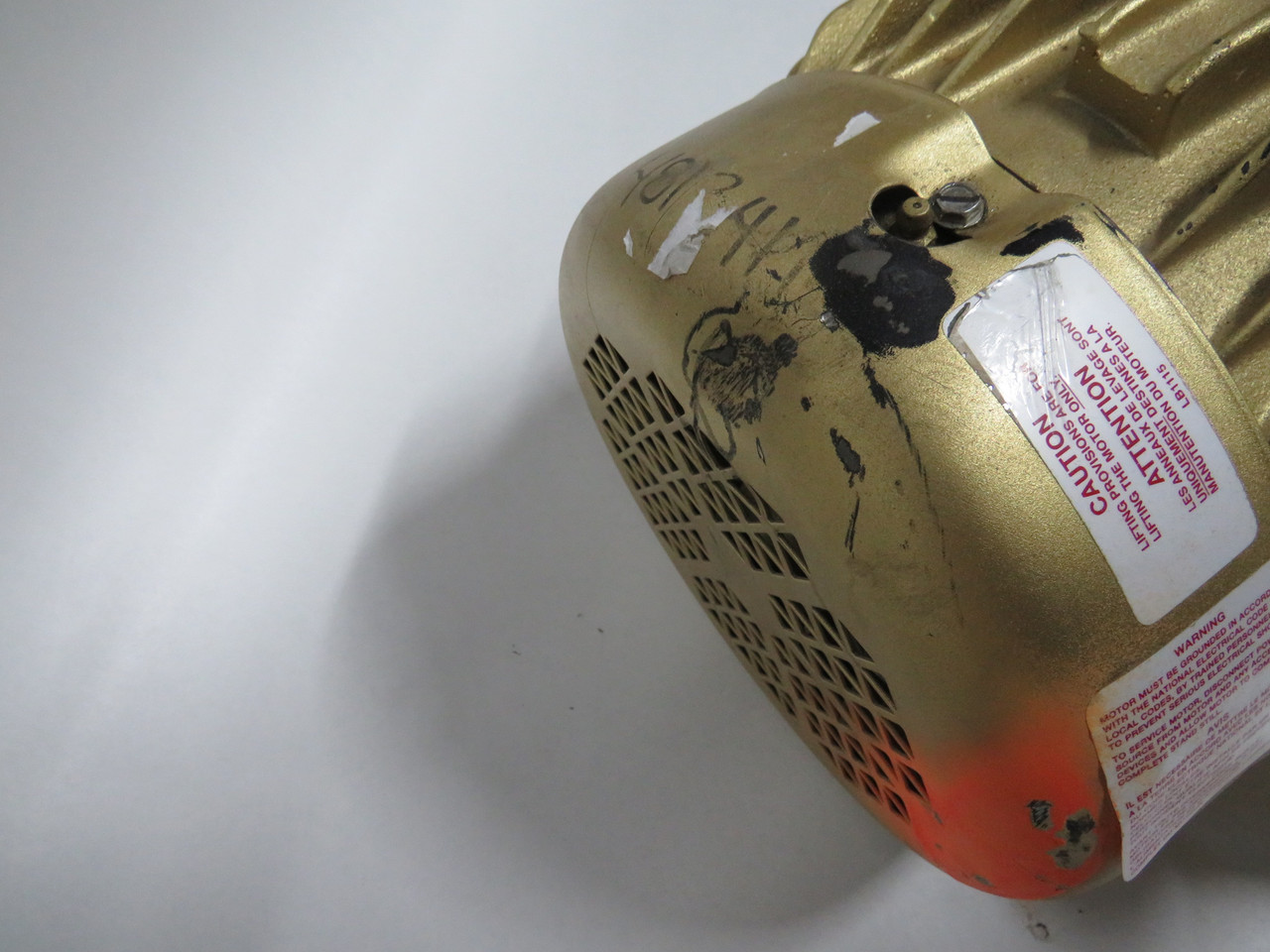 Baldor 5HP 1750RPM 575V 184T TEFC 3Ph 5.2A 60Hz *Damaged Fan Cover* NEW