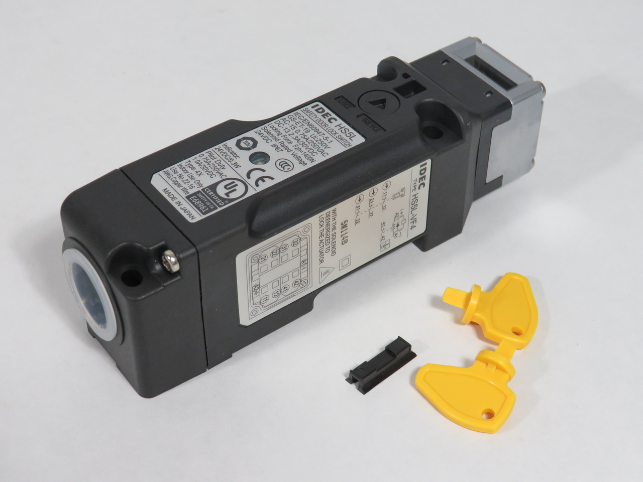 IDEC HS5L-VF44M-G Interlock Switch 250V@0.75A 30VDC@2.3A 4-Contact NWB