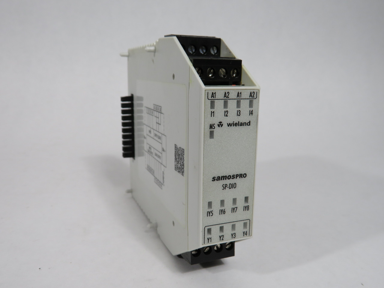 Wieland R1.190.1050.0 PLC Digital I/O Module 24VDC 8-In 4-Out SHELF WEAR NEW