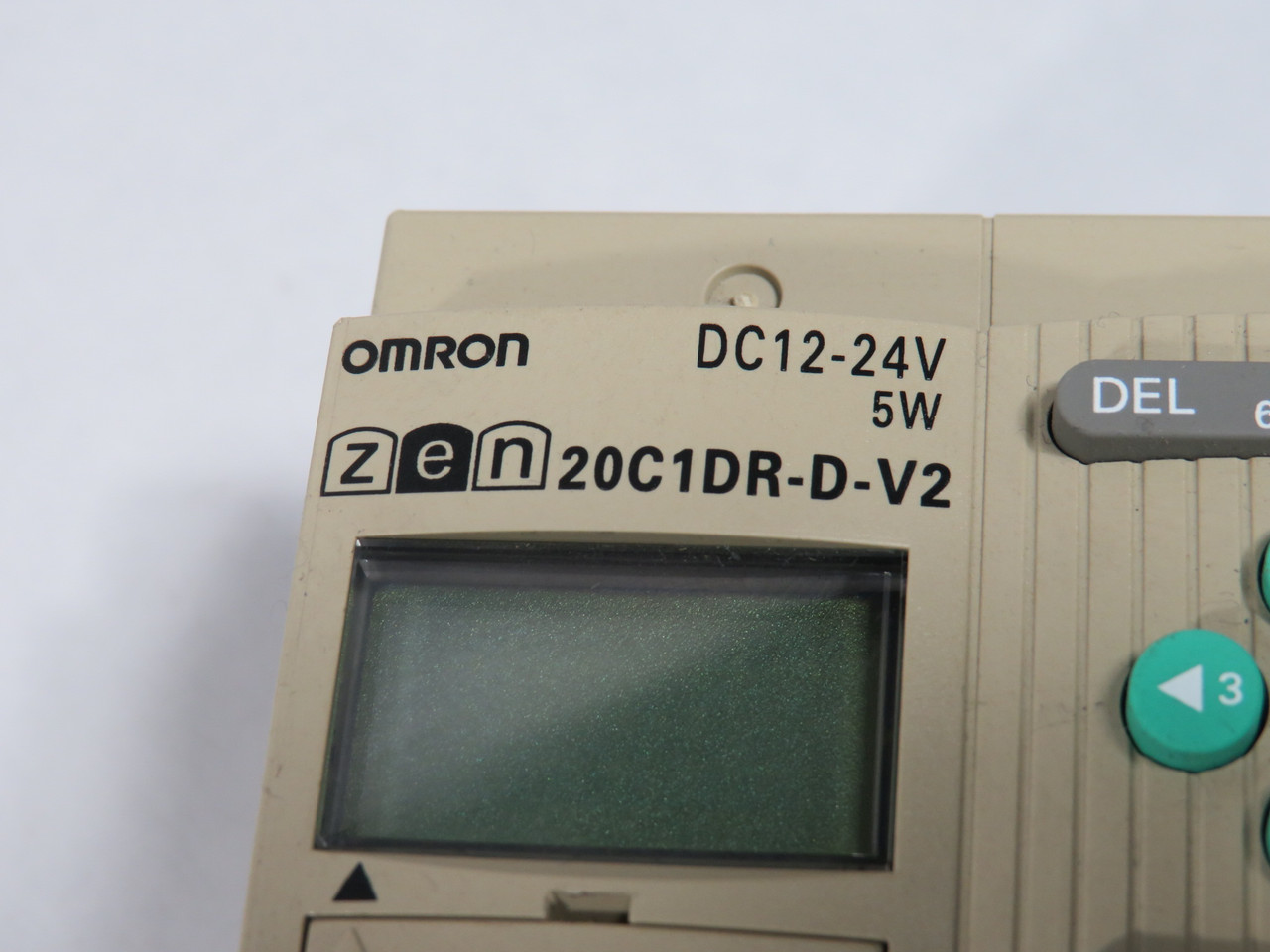 Omron ZEN-20C1DR-D-V2 CPU Module 12-24VDC 5A 250VAC 8A USED