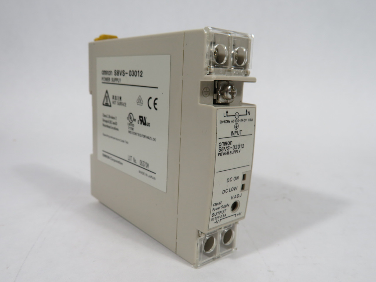 Omron S8VS-03012 Switch Mode Power Supply 12VDC 2.5A NOP