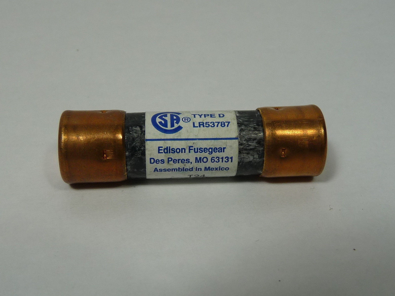Edison CDNC15 Time Delay Fuse 15A 250V USED