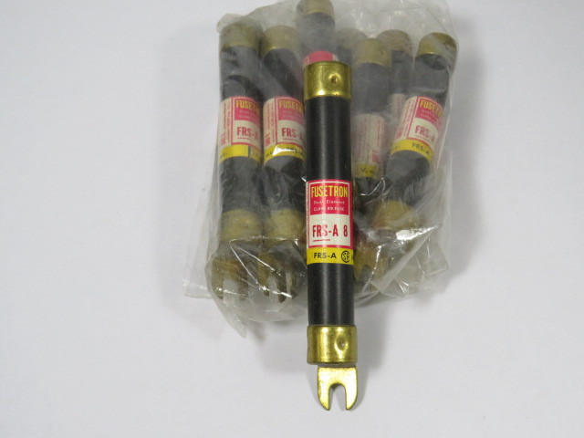 Fusetron FRS-A-8 Dual Element Fuse 8A 600V Lot of 10 USED