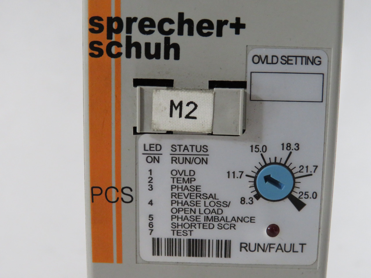 Sprecher + Schuh PCS-025-600V Ser B Soft Starter FRN.2.08 8.3-25A *COS DMG* USED