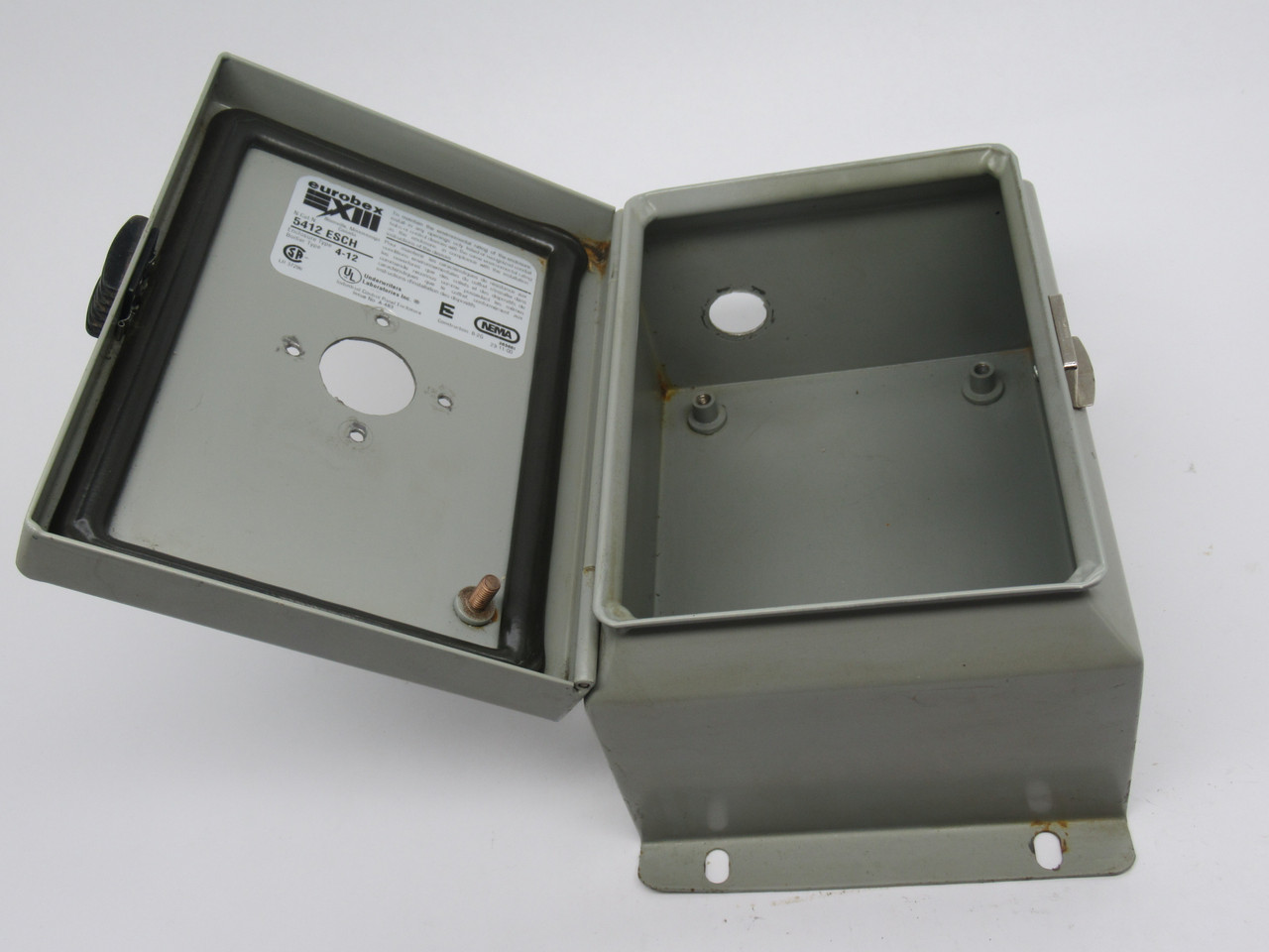 Eurobex 5412-ESCH080604 JIC Enclosure Type 4, 12 8" x 6" x 4" USED
