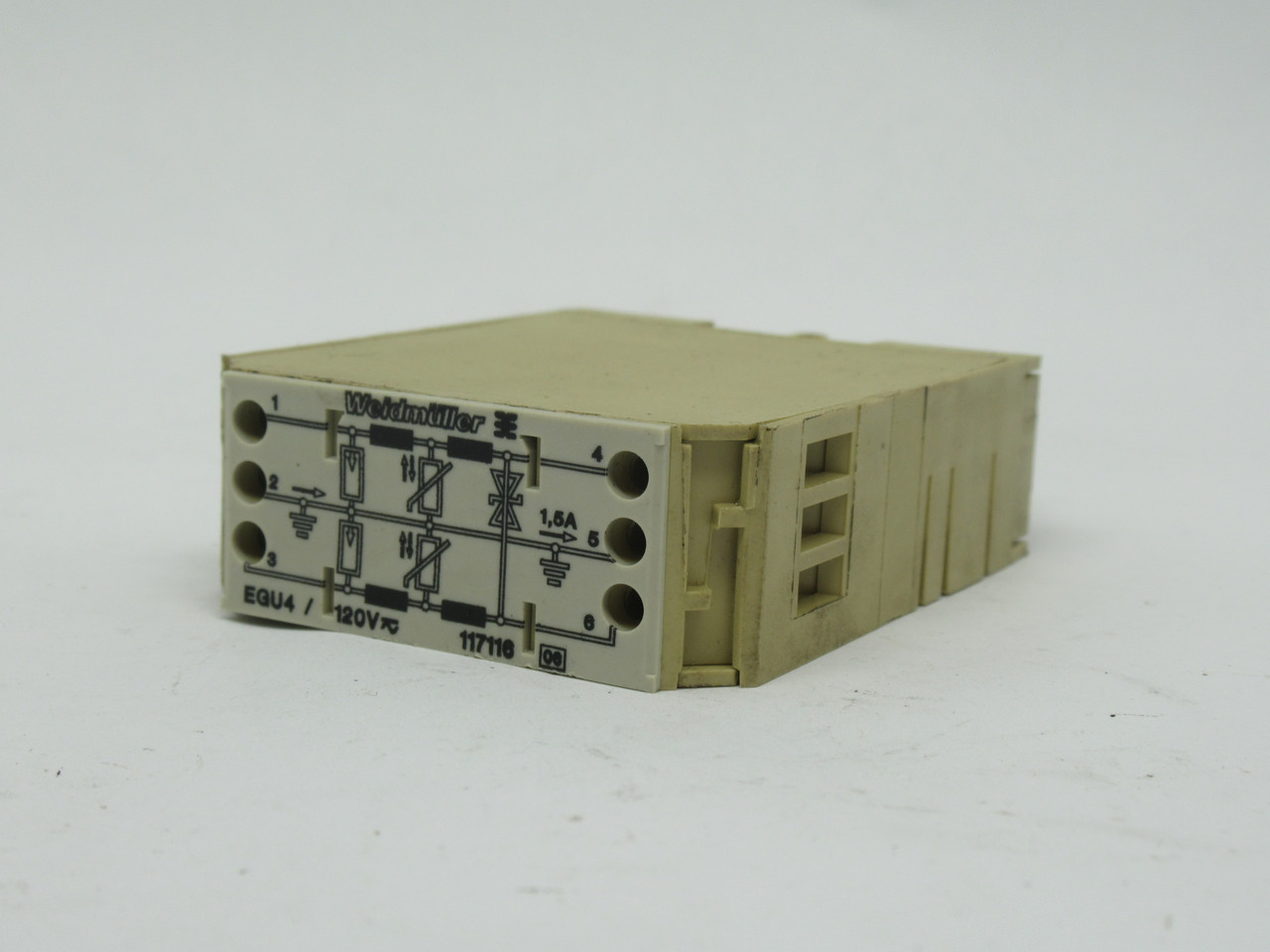 Weidmuller EGU-4 Overvoltage Protection Module 120V 1.5A USED