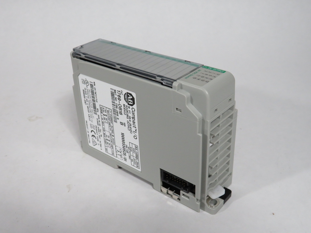 Allen-Bradley 1769-OB16 Series B Output Module 20.4-26.4VDC F/W Rev 3.1 NEW