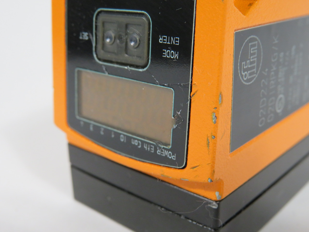 IFM O2D224 O2DIRPKG/K Object Recognition Sensor 24VDC 300mA SHELF WEAR USED