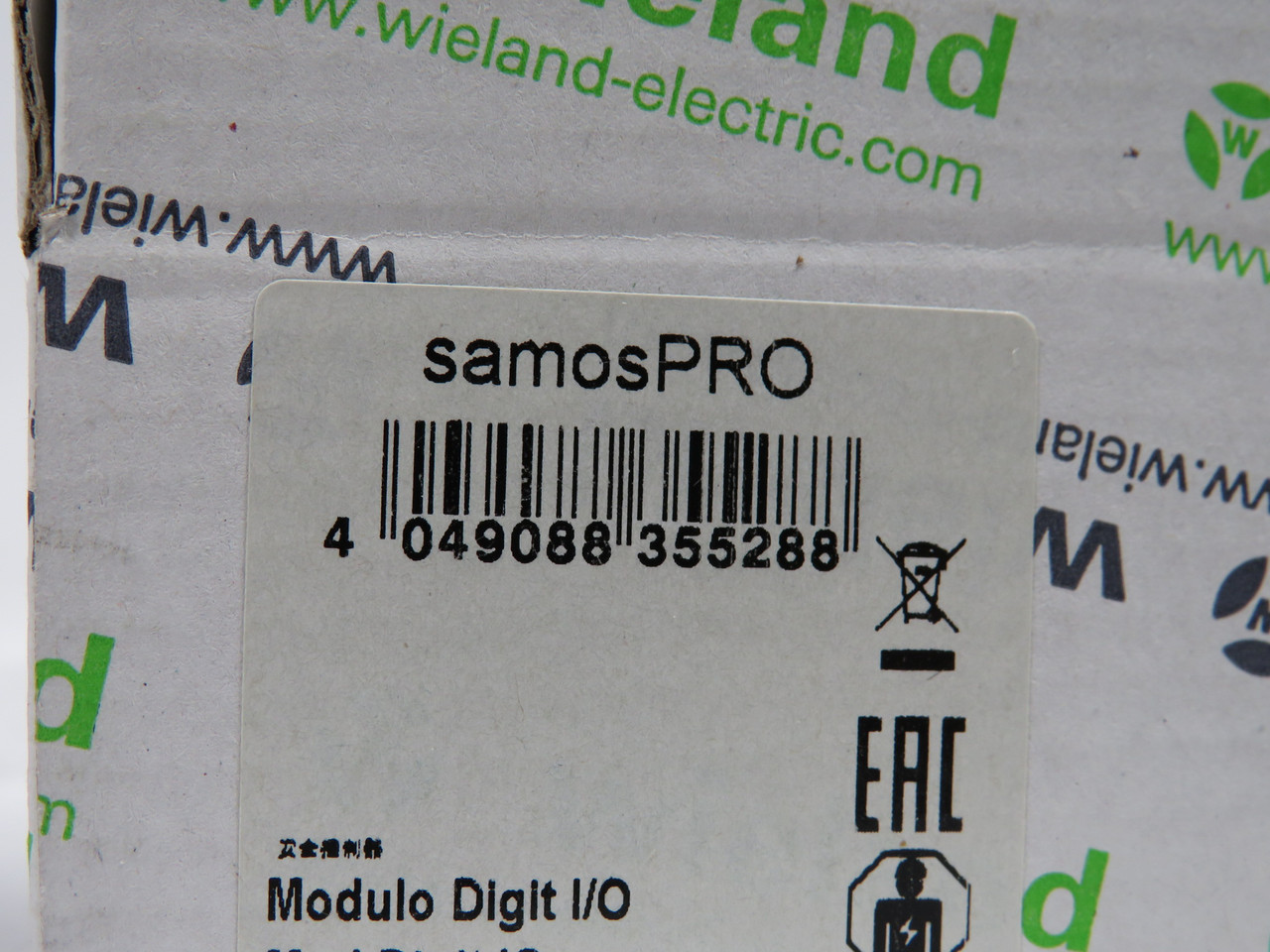 Wieland R1.190.1050.0 PLC Digital I/O Module 24VDC 8-In 4-Out NEW