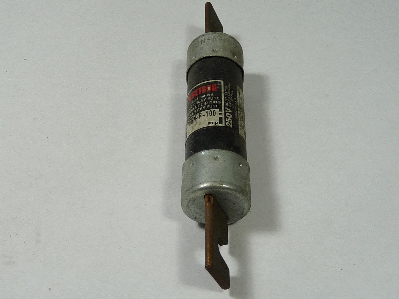 Fusetron FRN-R-100 Time Delay Fuse 100A 250V USED
