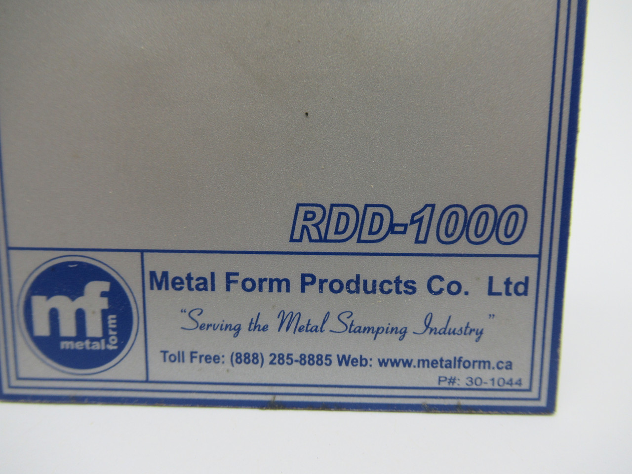Metal Form Products RDD-1000 Remote Diagnostic Display USED