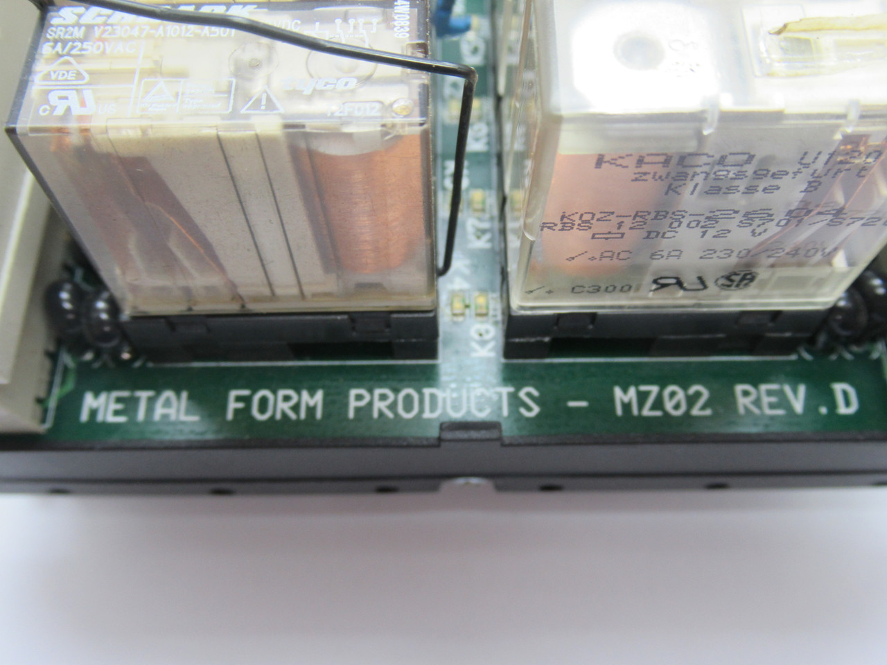 Metal Form Products MZ02 PLC Control Module Rev.D 24VDC USED