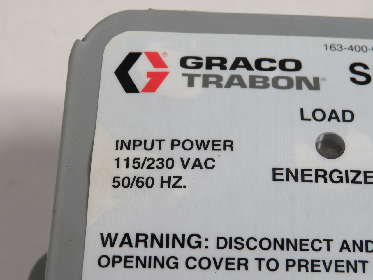 Graco Trabon 457-008-337 Solid State Timer 115/230V 3A 163-400-000 USED