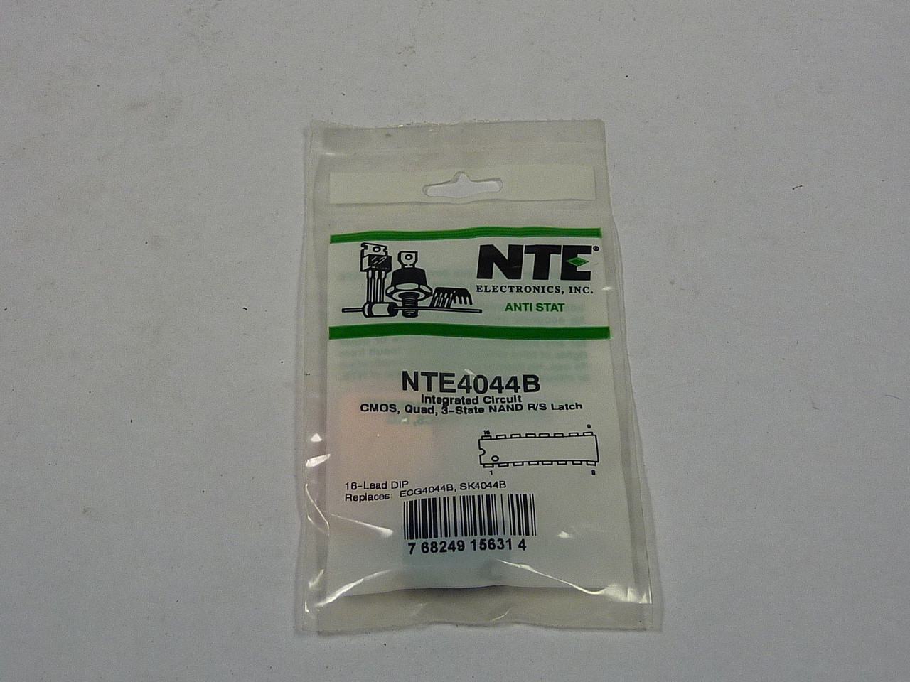 NTE NTE4044B IC 3 State NAND R/S Latch NEW