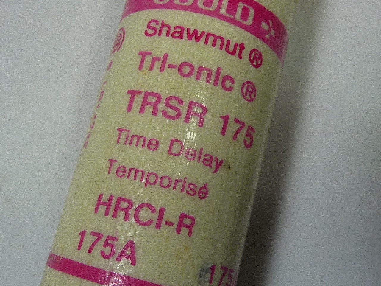 Gould Shawmut TRSR-175 Time Delay Fuse 175A 600V USED