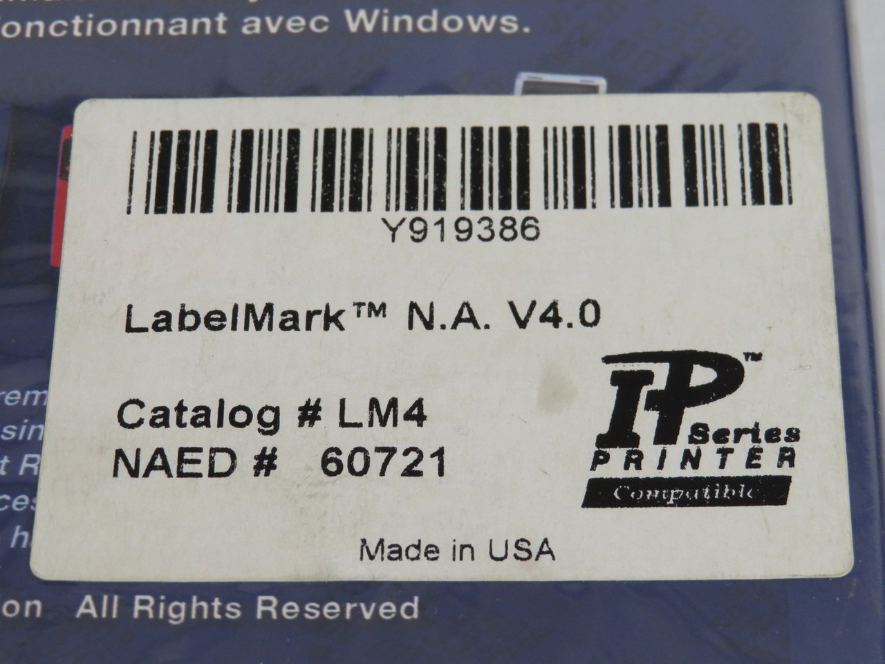 Brady LM4 LabelMark Labeling Software N.A. Version 4.0 NEW