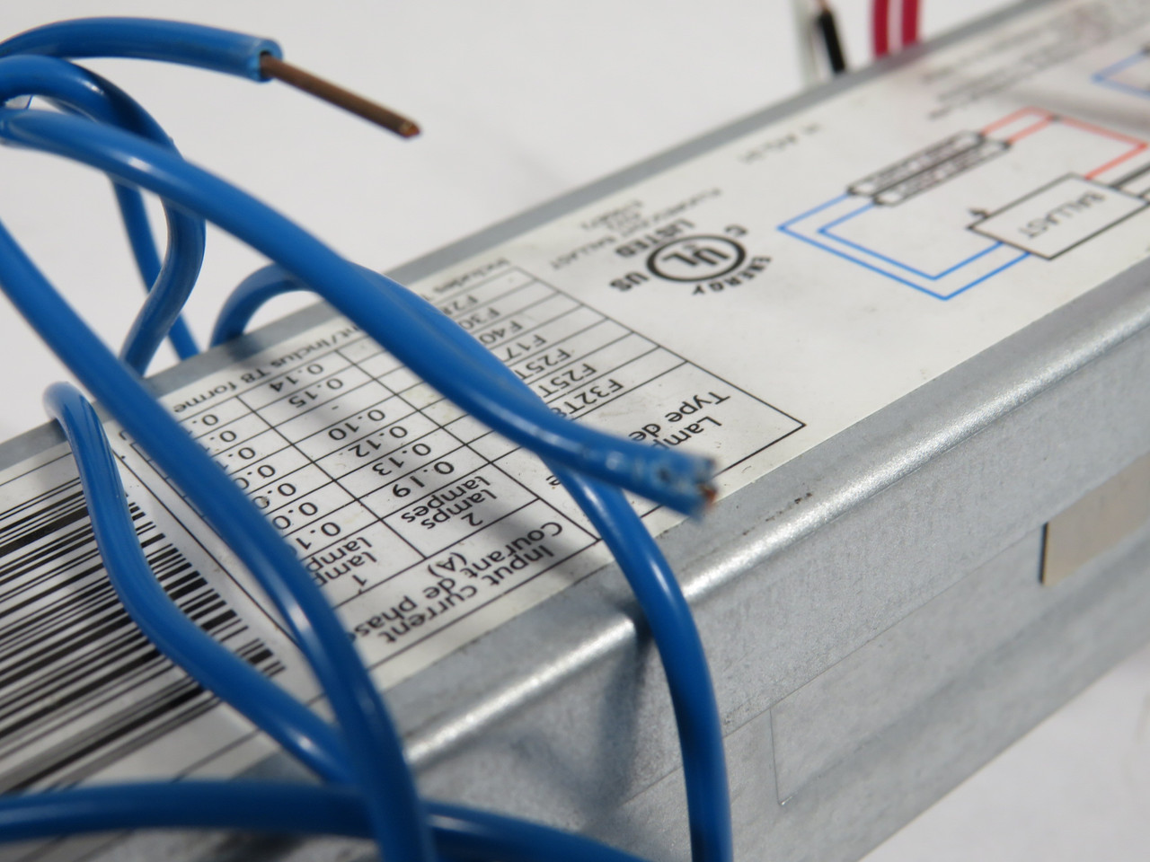 Standard E232T8IS347/N Electronic Linear Fluorescent Ballast 347V CUT ENDS USED