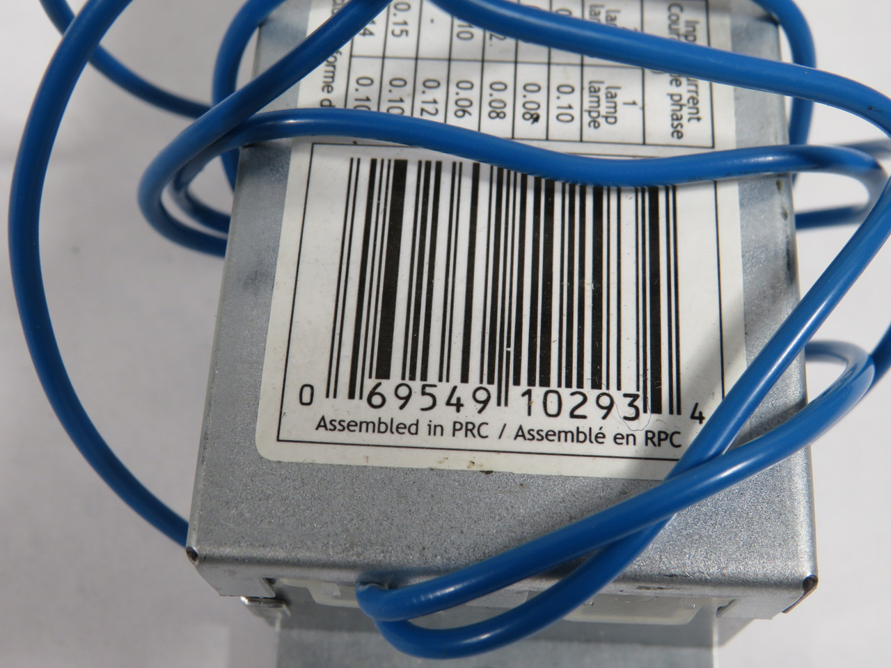 Standard E232T8IS347/N Electronic Linear Fluorescent Ballast 347V CUT ENDS USED