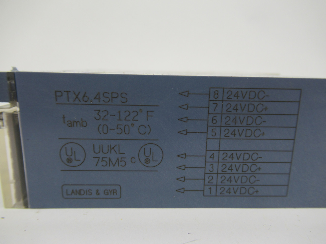 Siemens PTX6.4SPS Point Termination Module 24VDC 0-50DegC USED