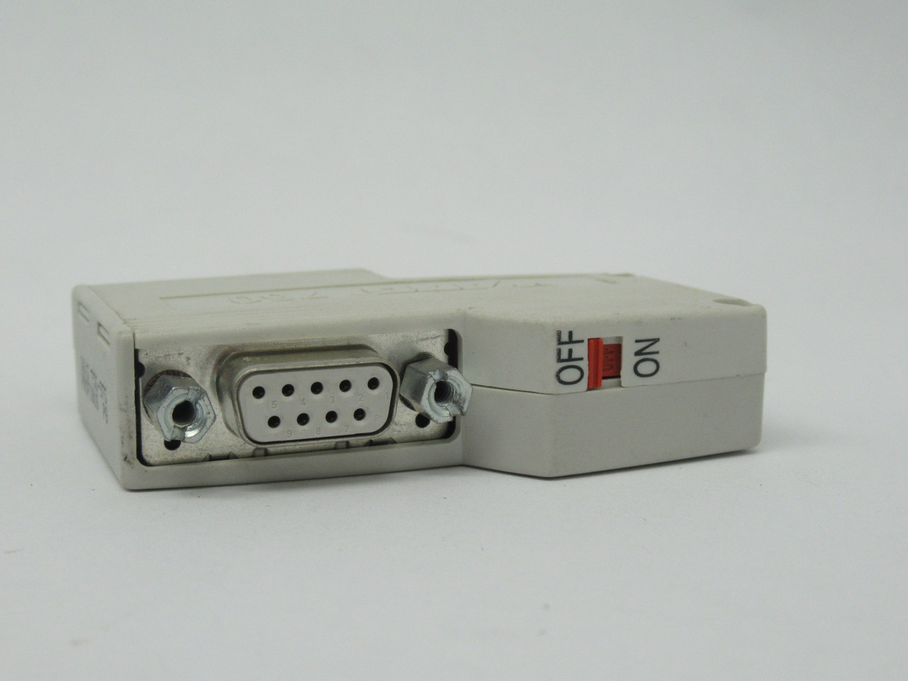 Wago 750-970 Profibus Field Bus Connector D-Sub 9 Plug 12Mbit/s USED