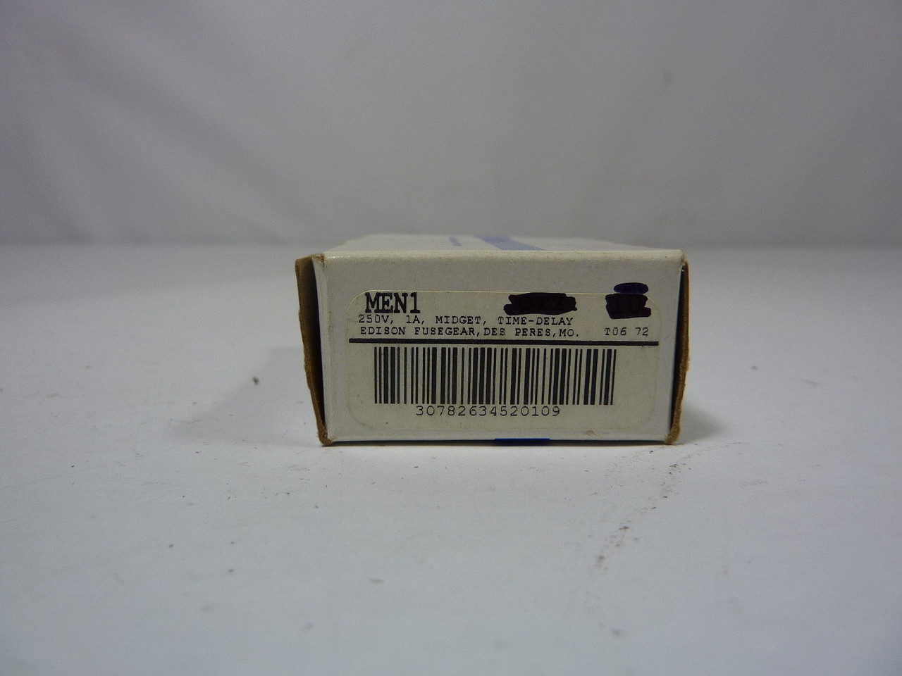 Edison MEN1 Time Delay Fuse 1A 250V USED