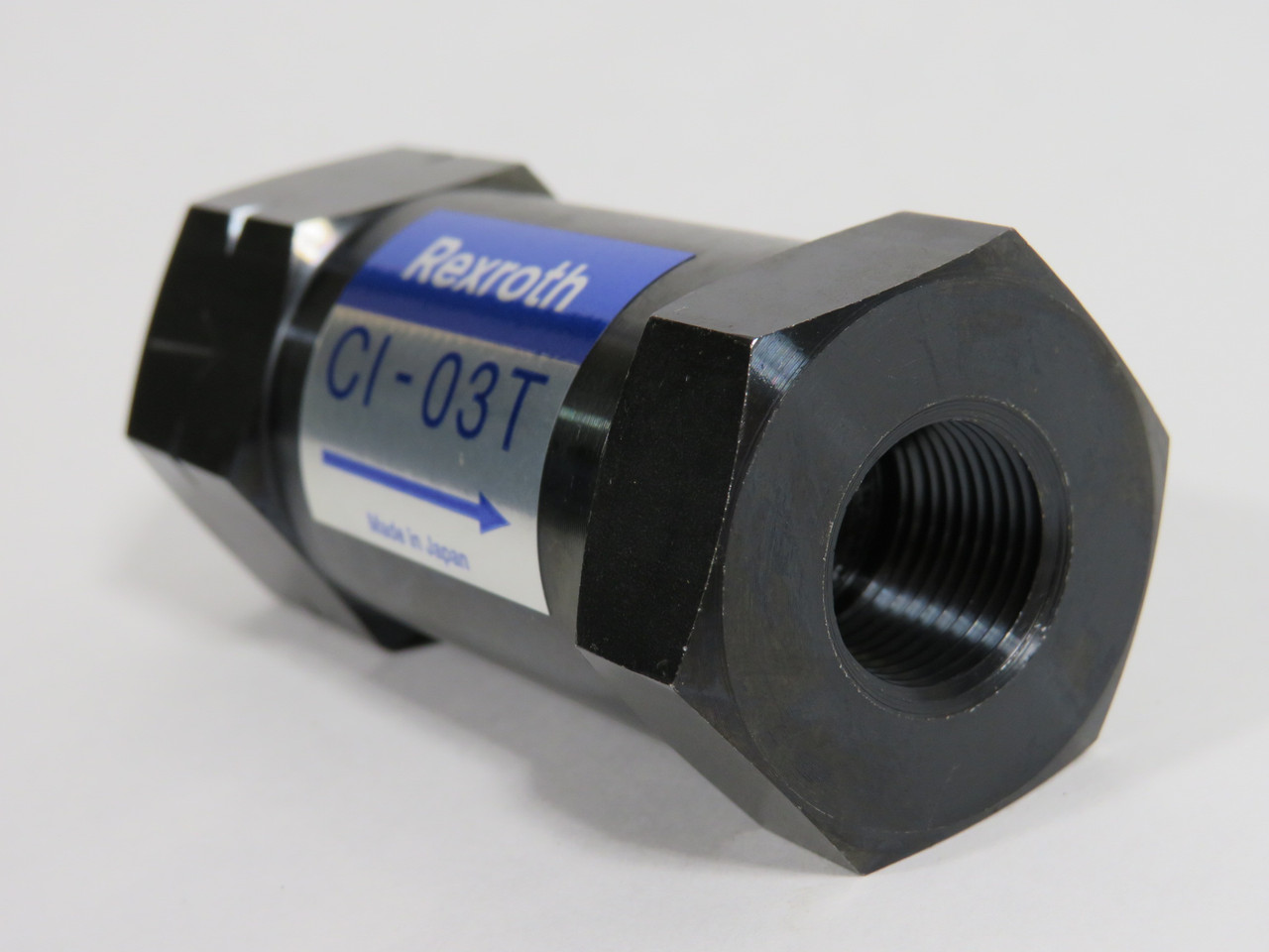 Rexroth CI-03T Inline Check Valve 3/8" UNKNOWN CRACKING PRESSURE NOP