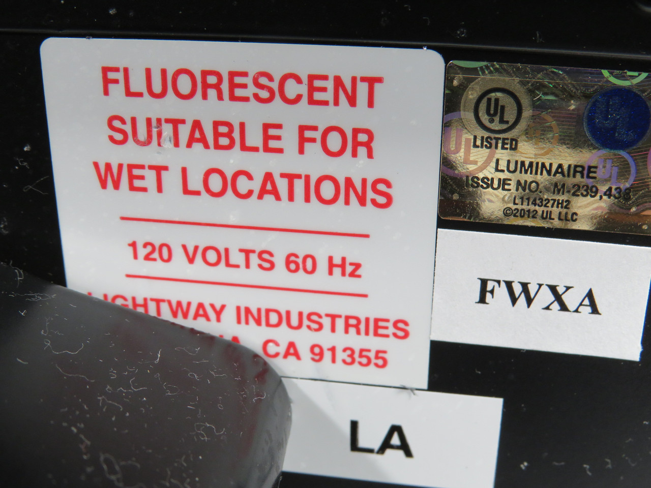 Lightway Industries FWXA Flood Light Luminaire 120V 60Hz 13W 5.5" Wire USED