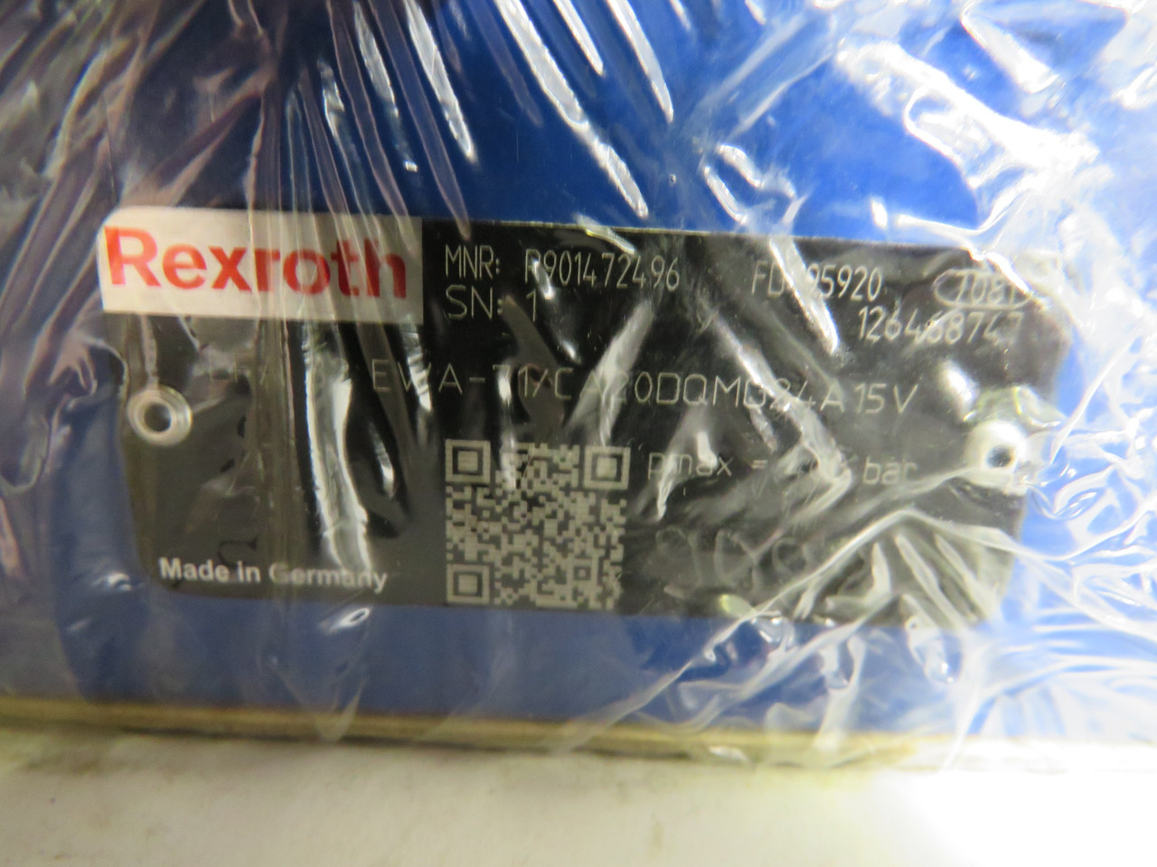 Rexroth R901472496 LFA32-EWA-71/CA20DQMG24A15V Cartridge Relief Valve 400bar NOP