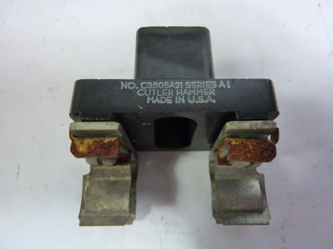 Cutler Hammer C350BA21 Ser A1 Fuse Holder Block 30A 1P 250V *Rust Contacts* USED