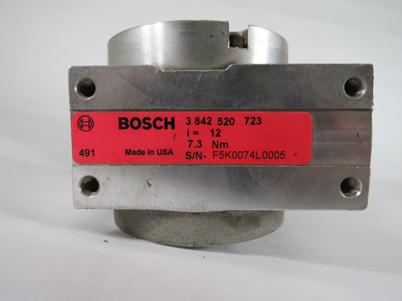 Bodine/Bosch 0.09kW 1400/1700RPM 500/575V C/W Speed Reducer 12:1 USED