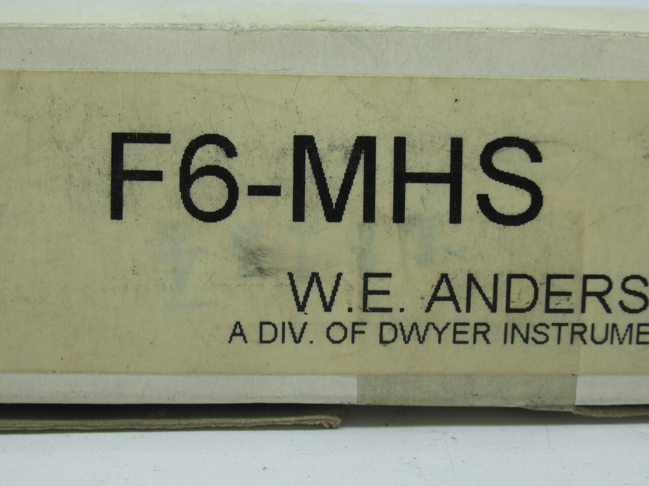 W.E. Anderson F6-MHS Horizontal Mount Level Switch 218PSI 0.17A DAMAGED BOX NEW