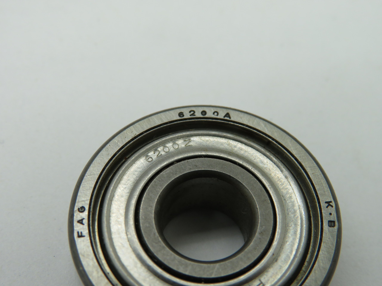 Fag 6200A Single-Row Shielded Deep Groove Ball Bearing 30mm OD 10mm ID 9mm W NOP