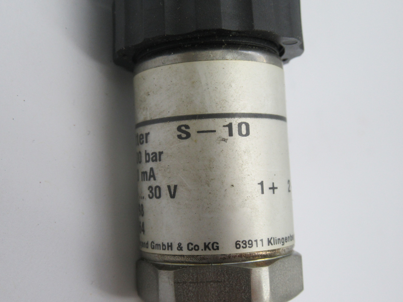 Wika S-10 Pressure Transmitter 0-400Bar 4-20mA 10-30VDC USED