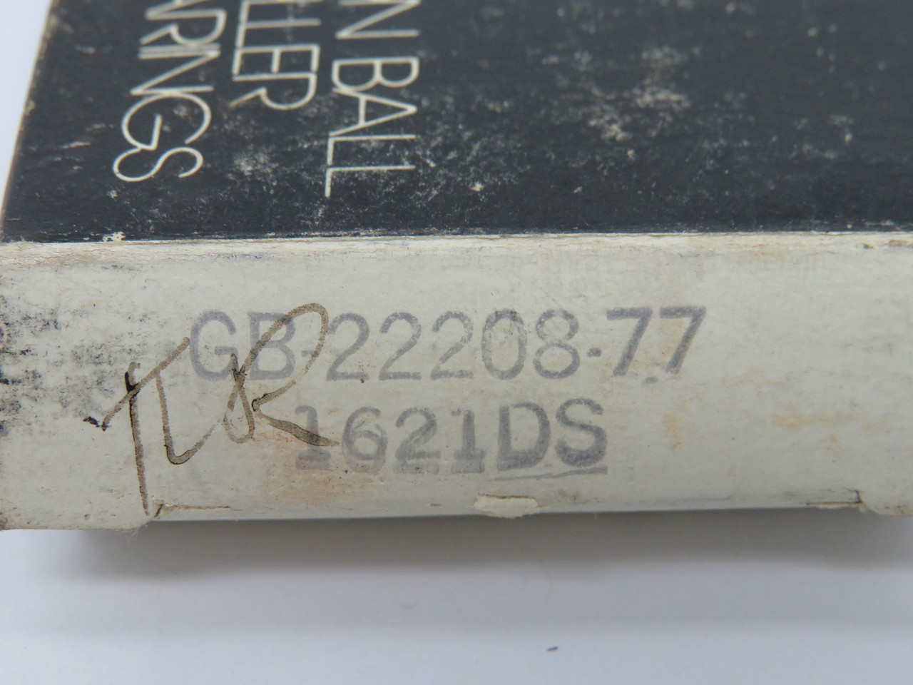 General Bearing GB-22208-77 Single Row Ball Bearing 1-3/8" OD 1/2" B 7/16" W NEW