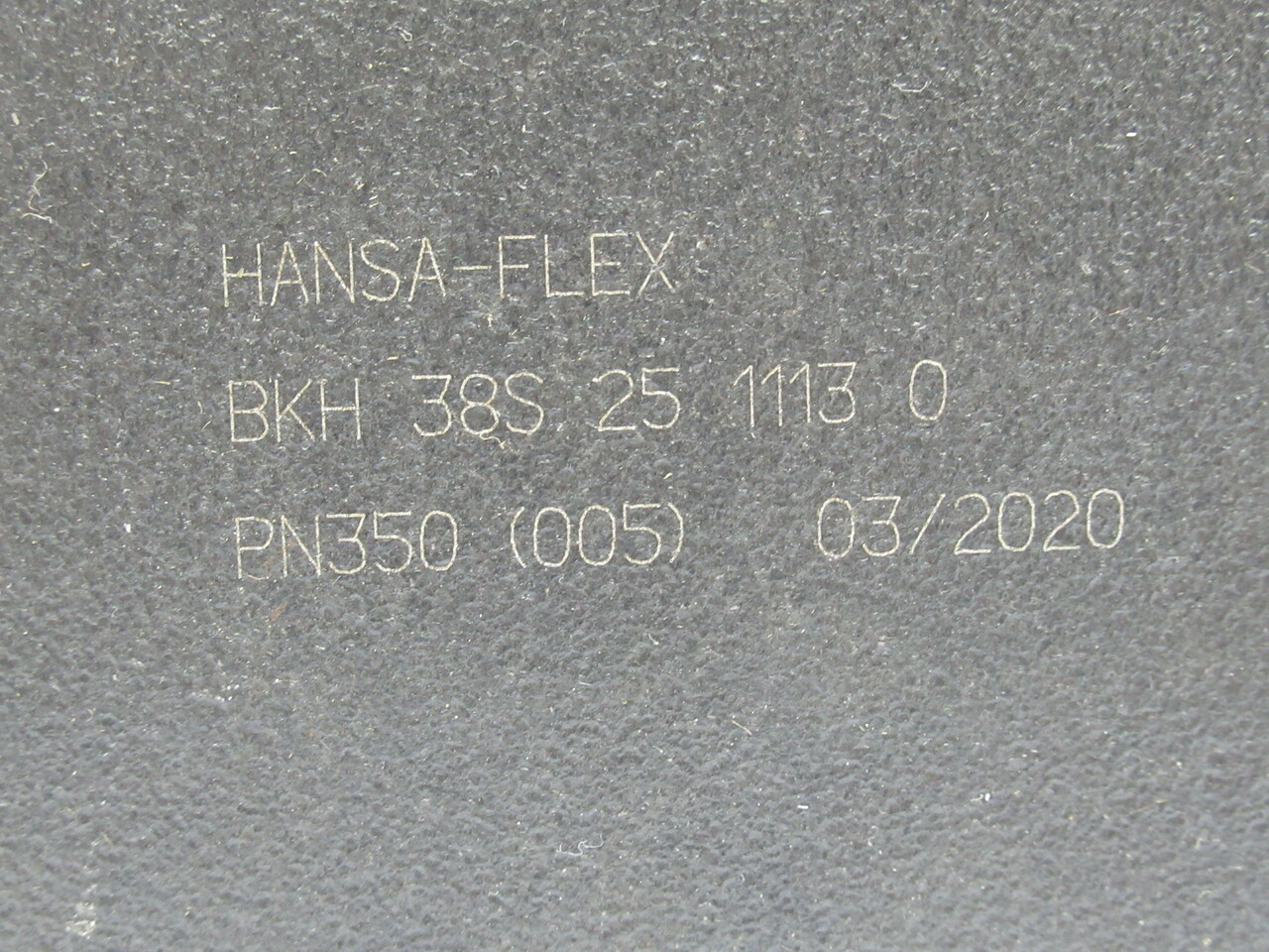 Hansa-Flex BKH-38S-25-1113-0 Steel Ball Valve 1-5/8" NPT USED