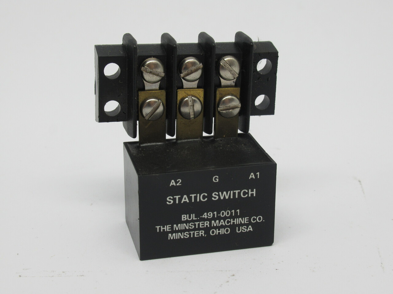 Minster BUL.-491-0011 Static Switch 3-Pole USED