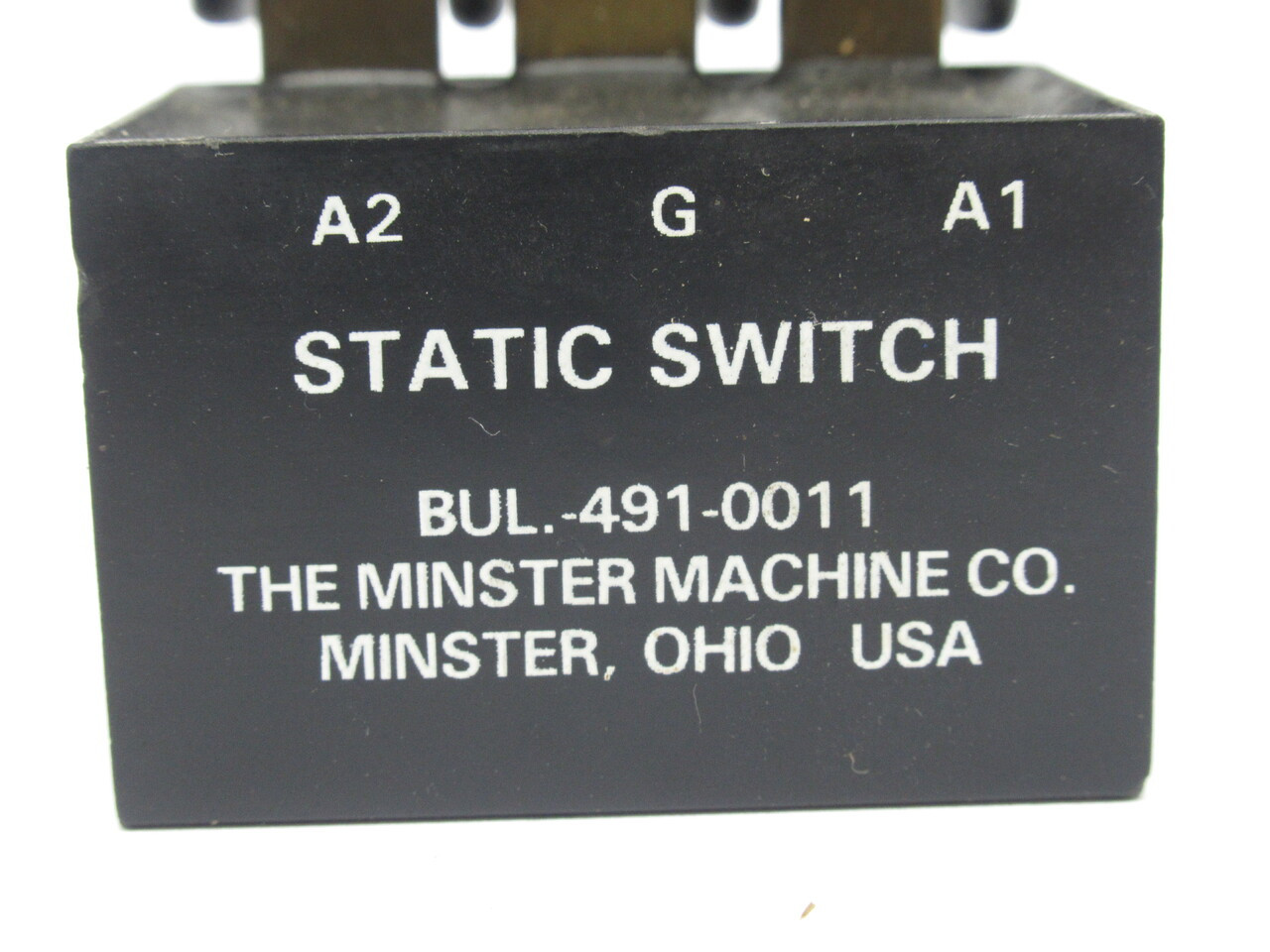 Minster BUL.-491-0011 Static Switch 3-Pole USED