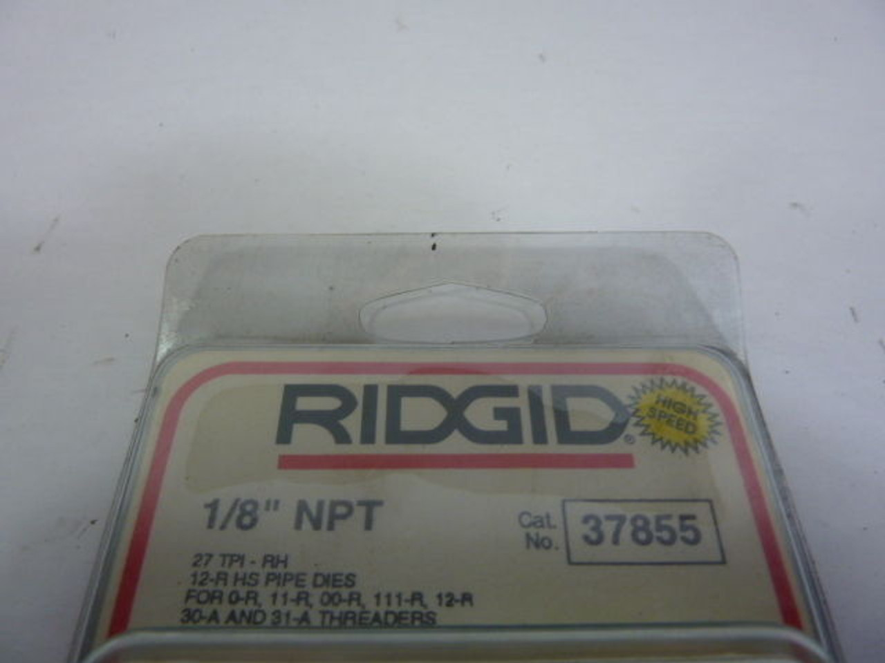 Ridgid 37855 Manual Threading Pipe & Bolt Dies NEW