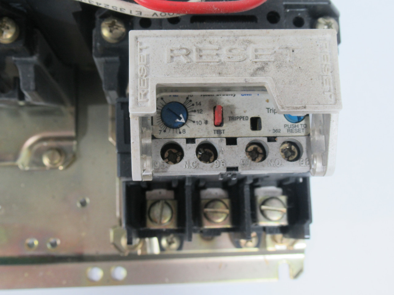 Allen-Bradley 505-BOD-A5GA Reversing Starter Ser.C *MISSING SCREW* USED