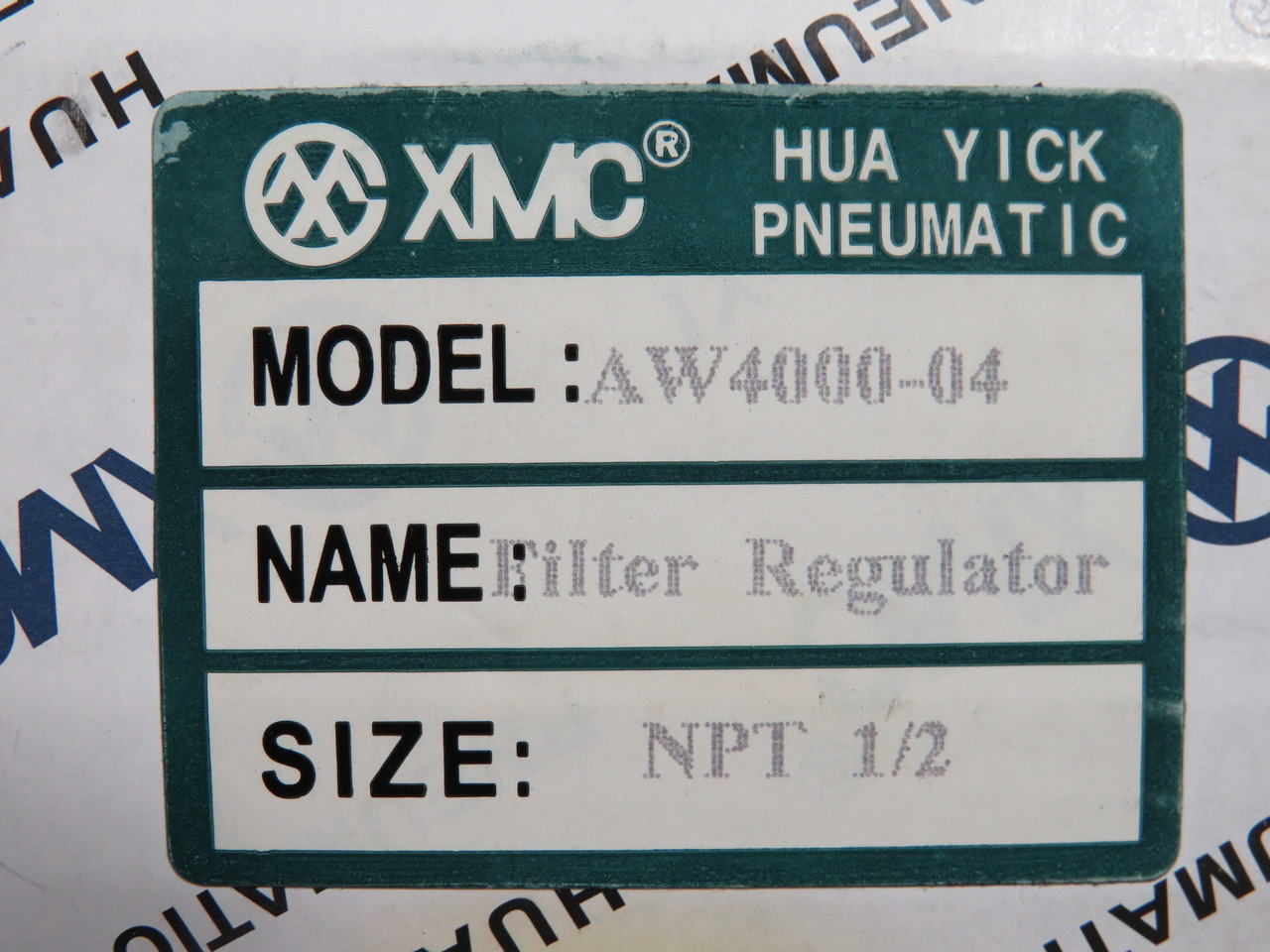 XMC AW4000-04 Filter Regulator 1/2" NPT 0.05-0.85MPa SHELF WEAR NEW