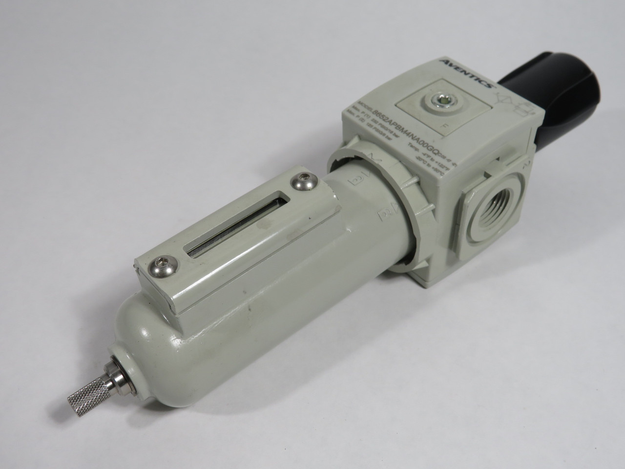 Aventics 8652APBM4NA00GQ Particulate Filter/Regulator 1/2" NPT 5micron USED