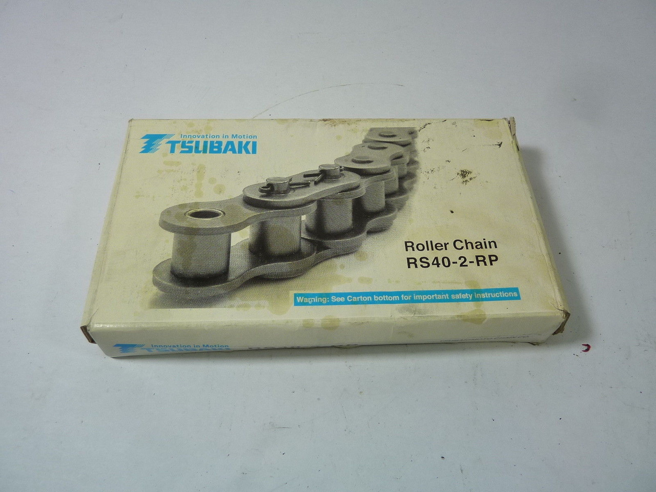 Tsubaki RS40-2-RP Double Pitch Riveted Chain 10 Feet 240 Links ! NEW !