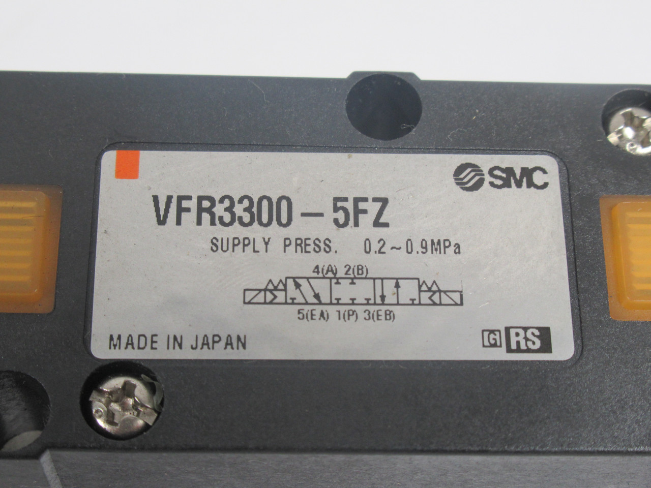 SMC VFR3300-5FZ Double Solenoid Valve 21-26VDC 0.2-0.9MPa NO GASKET NOP