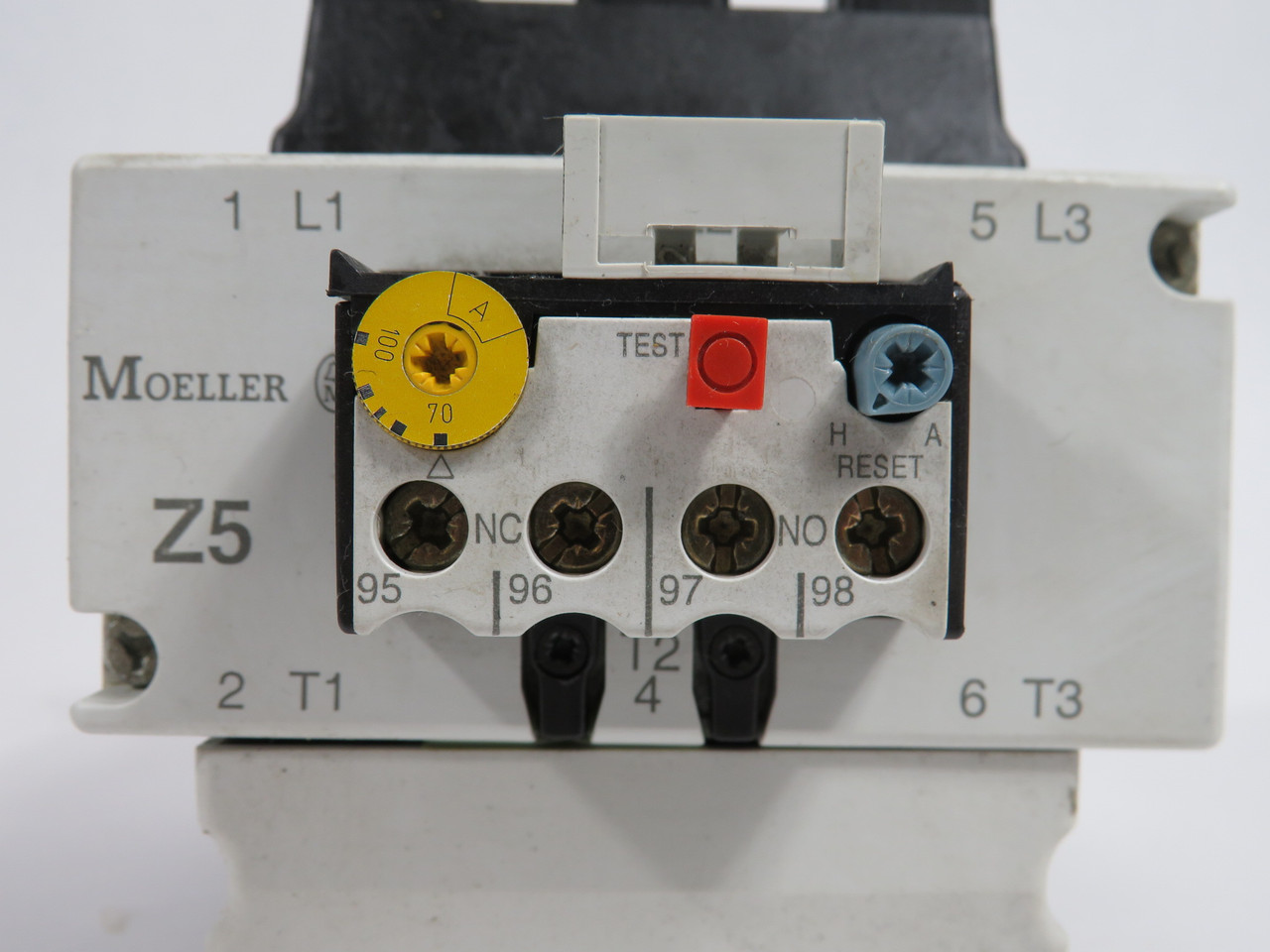 Moeller Z5-100/SK3 Overload Relay 70-100A USED