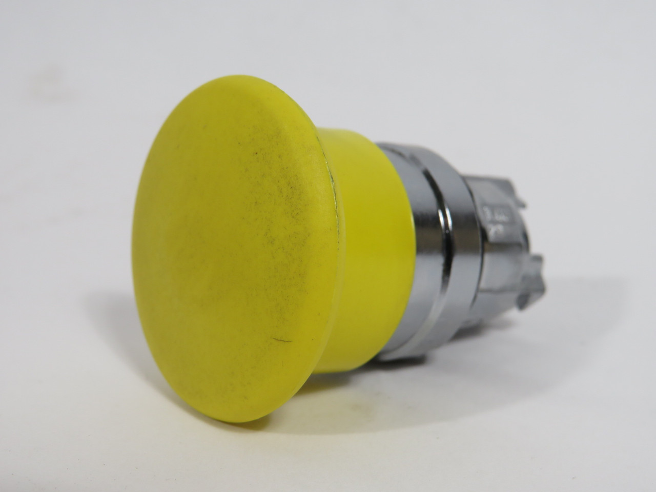 Telemecanique ZB4BC5 Mushroom Head Push Button Operator Yellow Cap 40mm D USED