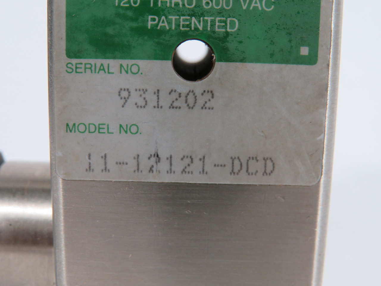 TopWorx 11-12121-DCD GO Proximity Limit Switch 1250W 120/600VAC USED