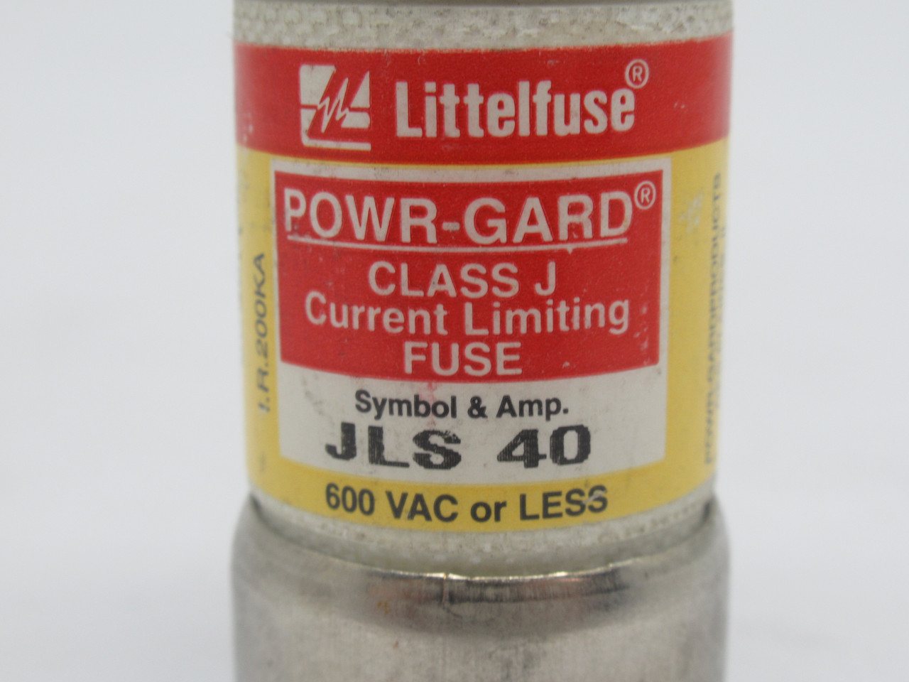 Littelfuse JLS-40 Current Limiting Fuse 40A 600V USED