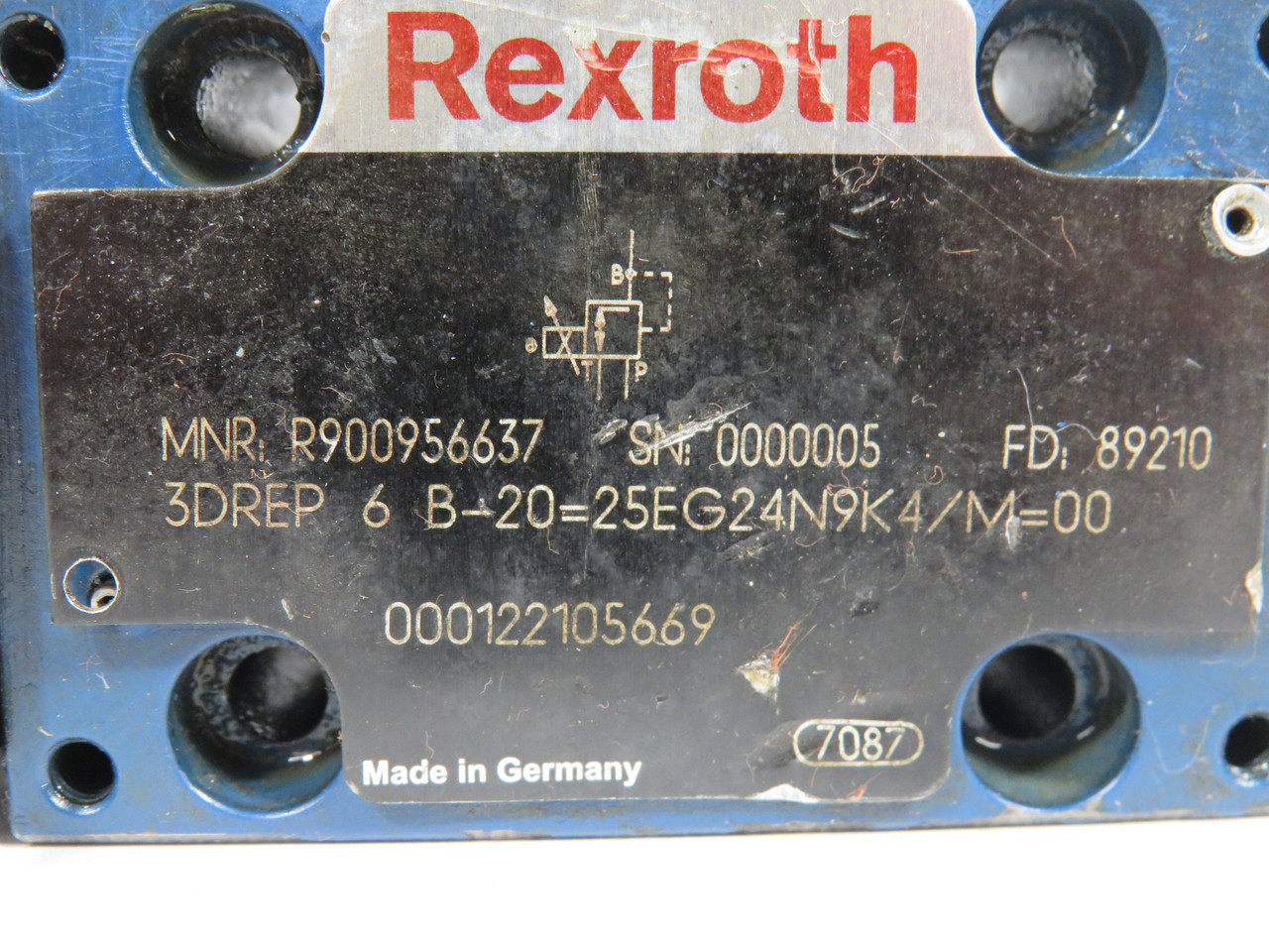 Rexroth R900956637 Proportional Pressure Reducing Valve SHELF WEAR USED
